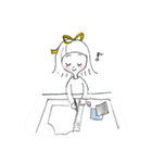 服をつくる人のスタンプ（個別スタンプ：2）