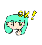 ナガネギチャン。の女の子スタンプ②（個別スタンプ：1）