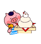 ぶたのピエール＆とりの梅（個別スタンプ：35）