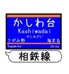 相鉄線 いずみ野線 駅名 シンプル＆いつでも（個別スタンプ：17）