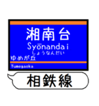 相鉄線 いずみ野線 駅名 シンプル＆いつでも（個別スタンプ：25）