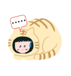 ねことみり子ちゃんの日常会話（個別スタンプ：6）