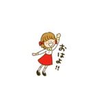 毎日！りぼんの女の子（個別スタンプ：1）