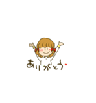 毎日！りぼんの女の子（個別スタンプ：3）