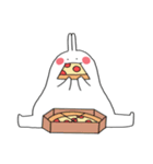 二文字 ウサギ (字のない ver.)（個別スタンプ：7）