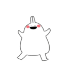 二文字 ウサギ (字のない ver.)（個別スタンプ：11）