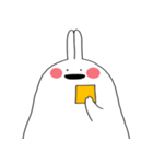 二文字 ウサギ (字のない ver.)（個別スタンプ：12）