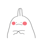 二文字 ウサギ (字のない ver.)（個別スタンプ：19）