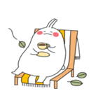 二文字 ウサギ (字のない ver.)（個別スタンプ：22）