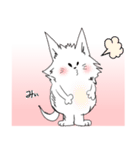 まるで子猫のような不思議なわんコ「みぃ」（個別スタンプ：9）