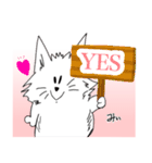 まるで子猫のような不思議なわんコ「みぃ」（個別スタンプ：37）