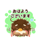 人毛ちゃん【ゆる敬語】（個別スタンプ：13）