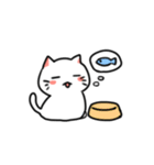 白ねことうふ（個別スタンプ：23）
