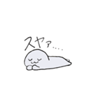 大学生とひよこ（個別スタンプ：2）