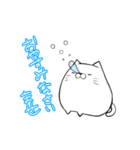 ましろねこ【敬語】(もちもち白い猫）（個別スタンプ：6）