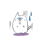 ましろねこ【敬語】(もちもち白い猫）（個別スタンプ：8）