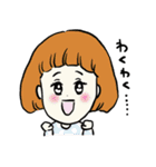 みんな、おんなのこ。そして一匹の犬。（個別スタンプ：13）