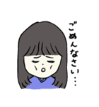 みんな、おんなのこ。そして一匹の犬。（個別スタンプ：26）