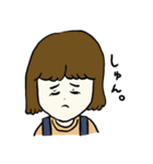 みんな、おんなのこ。そして一匹の犬。（個別スタンプ：27）
