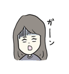 みんな、おんなのこ。そして一匹の犬。（個別スタンプ：28）