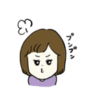 みんな、おんなのこ。そして一匹の犬。（個別スタンプ：33）