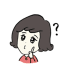 みんな、おんなのこ。そして一匹の犬。（個別スタンプ：35）