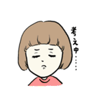 みんな、おんなのこ。そして一匹の犬。（個別スタンプ：36）