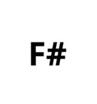 和音 コード(chordname)よく使うやつ（個別スタンプ：9）