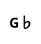 和音 コード(chordname)よく使うやつ（個別スタンプ：10）