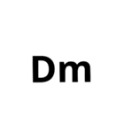 和音 コード(chordname)よく使うやつvol.2（個別スタンプ：4）