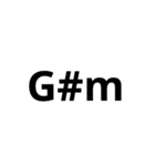 和音 コード(chordname)よく使うやつvol.2（個別スタンプ：12）
