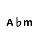 和音 コード(chordname)よく使うやつvol.2（個別スタンプ：13）