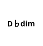 和音 コード(chordname)よく使うやつvol.4（個別スタンプ：3）