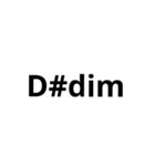 和音 コード(chordname)よく使うやつvol.4（個別スタンプ：5）