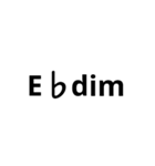 和音 コード(chordname)よく使うやつvol.4（個別スタンプ：6）