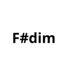 和音 コード(chordname)よく使うやつvol.4（個別スタンプ：9）