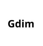 和音 コード(chordname)よく使うやつvol.4（個別スタンプ：11）