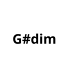 和音 コード(chordname)よく使うやつvol.4（個別スタンプ：12）