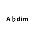 和音 コード(chordname)よく使うやつvol.4（個別スタンプ：13）