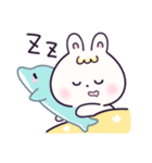 パステルうさぎのやさしいスタンプ。（個別スタンプ：8）