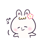 パステルうさぎのやさしいスタンプ。（個別スタンプ：22）