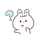 パステルうさぎのやさしいスタンプ。（個別スタンプ：26）