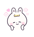 パステルうさぎのやさしいスタンプ。（個別スタンプ：39）