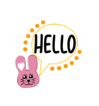 よく使うセリフうさぎ（個別スタンプ：2）
