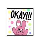 よく使うセリフうさぎ（個別スタンプ：5）