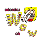 ゴリラのアピール 5（個別スタンプ：9）