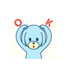 空色いぬいぬ（個別スタンプ：10）