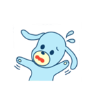 空色いぬいぬ（個別スタンプ：22）