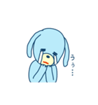 空色いぬいぬ（個別スタンプ：24）