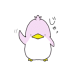 ぴんくのぺんぎん。（個別スタンプ：10）